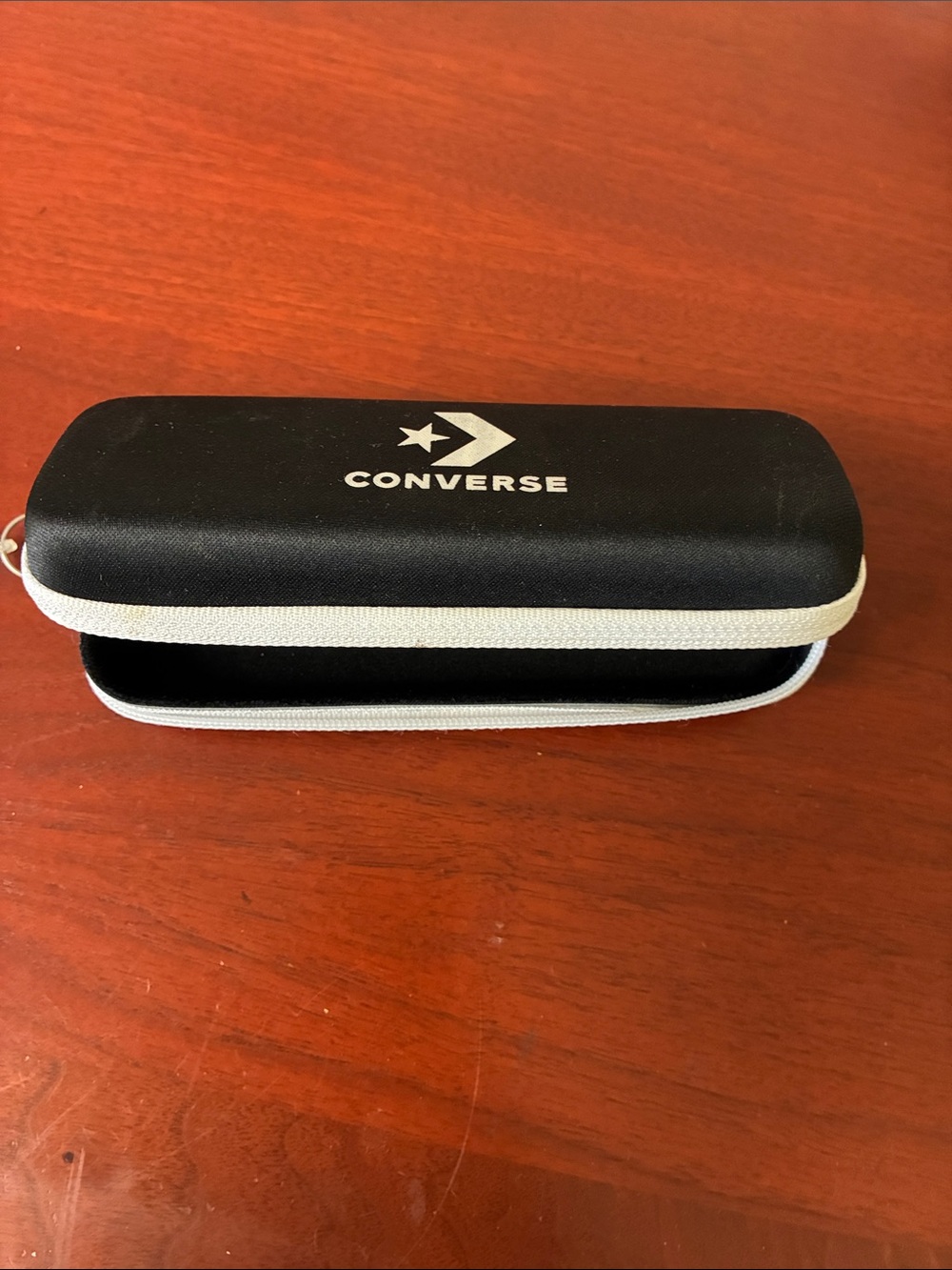 Converse Black and White Zip Eyewear Case